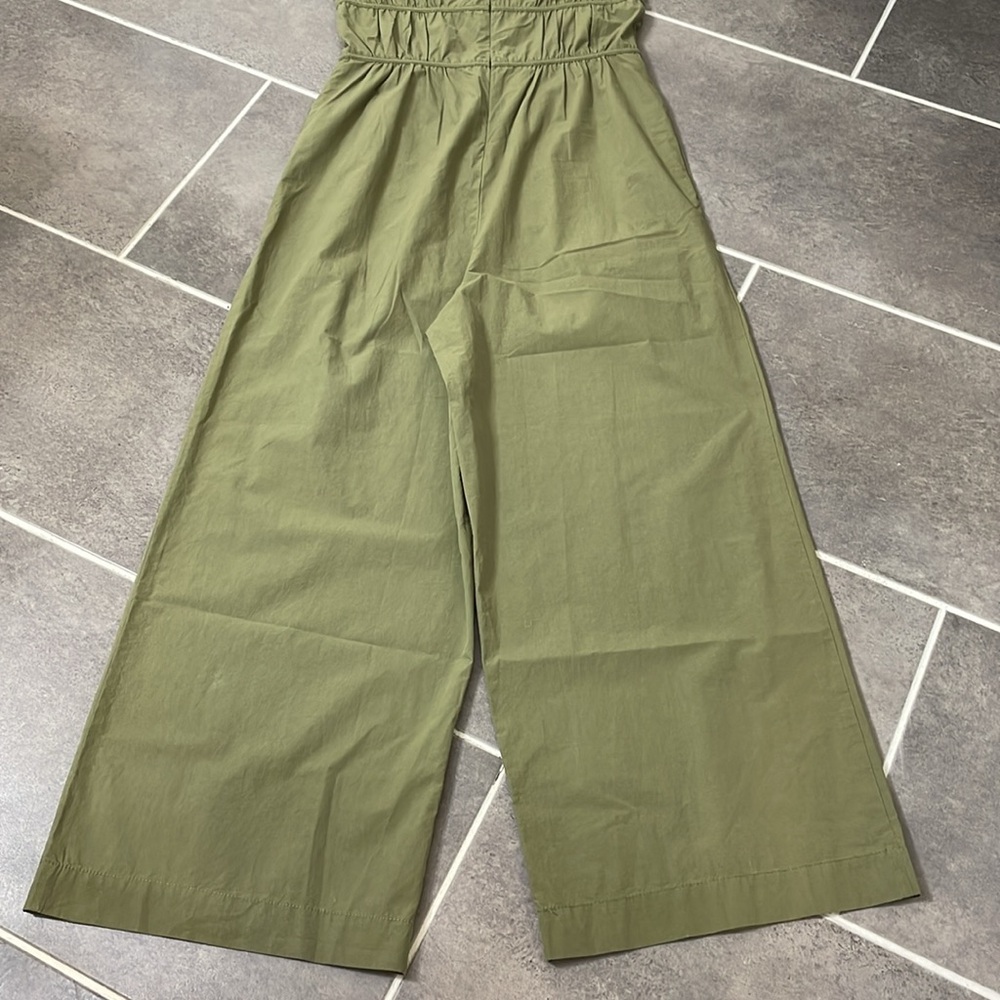 REBECCA TAYLOR‎ Poplin Silk blend Wide-Leg Jumpsuit size 4 - Picture 7 of 13
